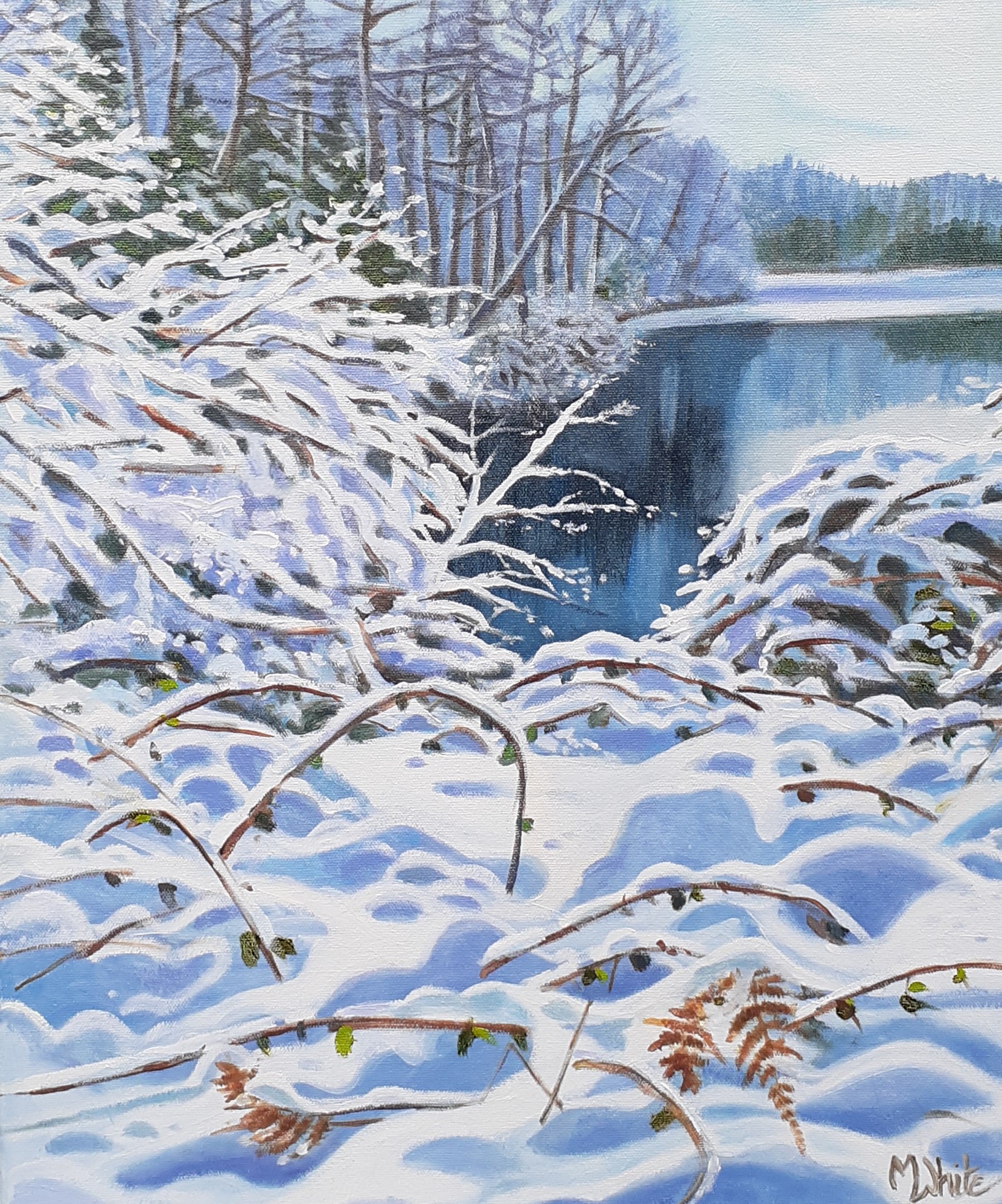 Winter Scenes paintings